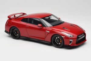 Nissan GT-R R35 Track Edition NISMO Vibrant Red MotorHelix 1:18 M83511 Metal - imagem 6 de 8