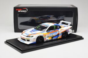 Nissan Silvia S15 LB-Super Silhouette #555 Formula Drift Japan 2023 TopSpeed 1:18 TS0586 Resina - imagem 6 de 6