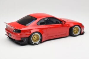 Nissan Silvia S15 Rocket Bunny Burning Red Otto 1:18 OT1115 Resina - imagem 2 de 6