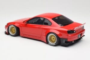 Nissan Silvia S15 Rocket Bunny Burning Red Otto 1:18 OT1115 Resina - imagem 5 de 6