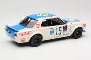 Nissan Skyline 2000GT-R KPGC10 #15 K. Takahashi Nissan Works JTCC 1972 Kyosho 1:18 08122B Metal - imagem 3 de 8