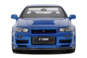 Nissan Skyline GT-R R34 NISMO Z-Tune Bayside Blue Otto 1:12 G082 Resina - imagem 2 de 4