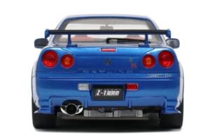 Nissan Skyline GT-R R34 NISMO Z-Tune Bayside Blue Otto 1:12 G082 Resina - imagem 3 de 4