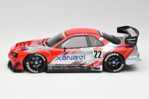 Nissan Skyline GT-R #22 M. Krumm / S. Motoyama Xanavi Nismo JGTC 2002 AUTOart 1:18 80277 Metal - imagem 3 de 6