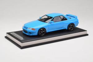 Nissan Skyline GT-R R32 Customized Version Azul MotorHelix 1:18 MH029CB Resina - imagem 2 de 7