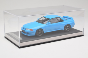 Nissan Skyline GT-R R32 Customized Version Azul MotorHelix 1:18 MH029CB Resina - imagem 6 de 7