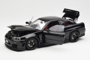 Nissan Skyline GT-R R34 NISMO Z-Tune Preto AUTOart 1:18 77355 Metal - imagem 2 de 8