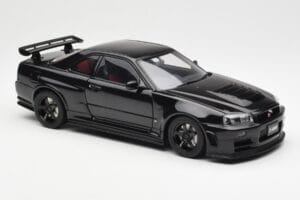 Nissan Skyline GT-R R34 NISMO Z-Tune Preto AUTOart 1:18 77355 Metal - imagem 6 de 8