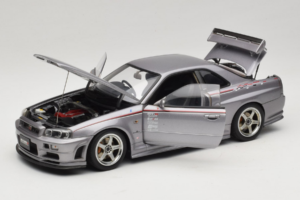 Nissan Skyline GT-R R34 Nismo S-Tune Prata AUTOart 1:18 77358 Metal - imagem 2 de 8