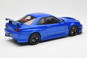 Nissan Skyline GT-R R34 NISMO Z-Tune Bayside Azul AUTOart 1:18 77354 Compósito - imagem 3 de 8