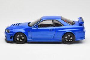 Nissan Skyline GT-R R34 NISMO Z-Tune Bayside Azul AUTOart 1:18 77354 Compósito - imagem 4 de 8