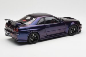 Nissan Skyline GT-R R34 NISMO Z-Tune Midnight Roxo III AUTOart 1:18 77464 Compósito - imagem 3 de 8
