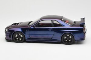 Nissan Skyline GT-R R34 NISMO Z-Tune Midnight Roxo III AUTOart 1:18 77464 Compósito - imagem 4 de 8