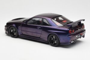 Nissan Skyline GT-R R34 NISMO Z-Tune Midnight Roxo III AUTOart 1:18 77464 Compósito - imagem 7 de 8