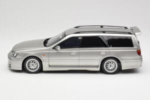 Nissan Stagea Autech WC34 260RS Sonic Silver Otto 1:18 OT471 Resina - imagem 3 de 6