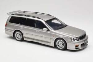 Nissan Stagea Autech WC34 260RS Sonic Silver Otto 1:18 OT471 Resina - imagem 4 de 6