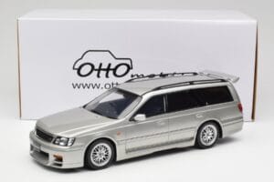 Nissan Stagea Autech WC34 260RS Sonic Silver Otto 1:18 OT471 Resina - imagem 6 de 6