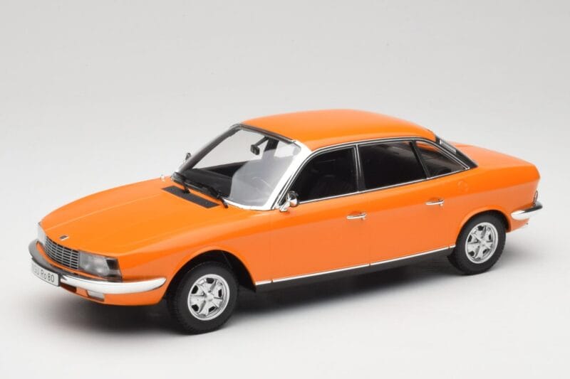 NSU Ro80 Laranja Minichamps 1:18 151015401 Metal