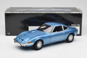 Opel GT Azul Minichamps 1:18 180049020 Metal - imagem 8 de 8