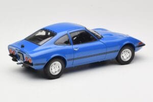 Opel GT/J Azul Minichamps 1:18 180049023 Metal - imagem 3 de 8