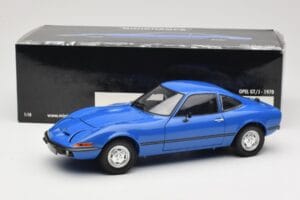 Opel GT/J Azul Minichamps 1:18 180049023 Metal - imagem 8 de 8