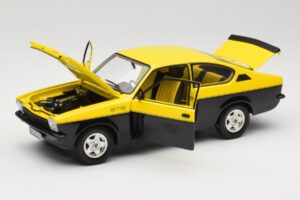 Opel Kadett C GT/E Amarelo & Preto Minichamps 1:18 180045521 Metal - imagem 2 de 8