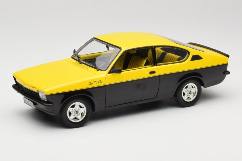 Opel Kadett C GT/E Amarelo & Preto Minichamps 1:18 180045521 Metal