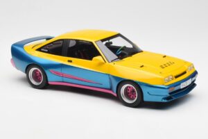 Opel Manta Amarelo Azul BoS Models 1:18 BOS279 Metal - imagem 4 de 6
