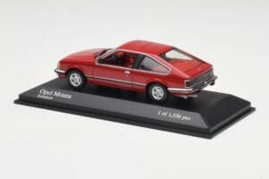 Opel Monza A Vermelho Minichamps 1:43 400045121 Metal - imagem 3 de 4