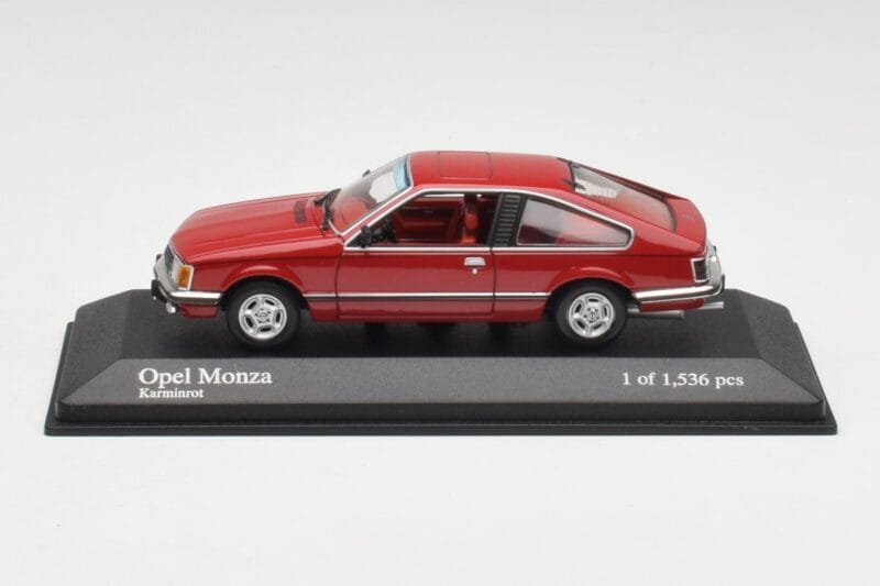 Opel Monza A Vermelho Minichamps 1:43 400045121 Metal