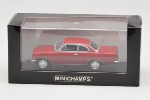 Opel Rekord A Vermelho Minichamps 1:43 400041004 Metal - imagem 4 de 4