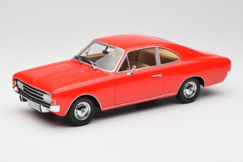 Opel Rekord C Coupe Vermelho Minichamps 1:18 107047020 Resina