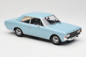 Opel Rekord C Azul Claro Minichamps 1:18 107047002 Metal - imagem 4 de 6