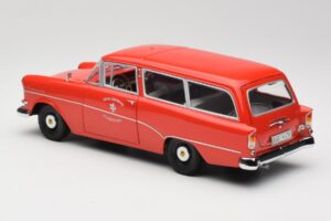 Opel Rekord P1 Caravan Feuerwehr Neuenkirchen Minichamps 1:18 180043291 Metal - imagem 7 de 8