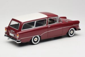 Opel Rekord P1 Caravan Vermelho Minichamps 1:18 180043211 Metal - imagem 3 de 8
