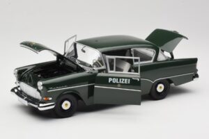 Opel Rekord P1 Polizei Minichamps 1:18 180043290 Metal - imagem 2 de 8