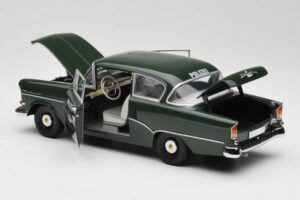Opel Rekord P1 Polizei Minichamps 1:18 180043290 Metal - imagem 5 de 8