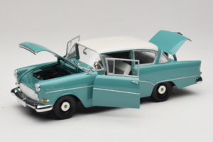 Opel Rekord P1 Azul Turquesa Minichamps 1:18 180043200 Metal - imagem 2 de 8