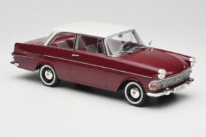 Opel Rekord P2 Vermelho Escuro & Branco BoS Models 1:18 BOS415 Resina - imagem 4 de 6