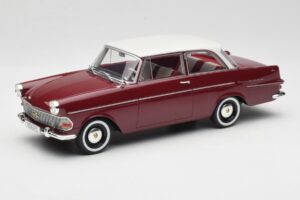 Opel Rekord P2 Vermelho Escuro & Branco BoS Models 1:18 BOS415 Resina