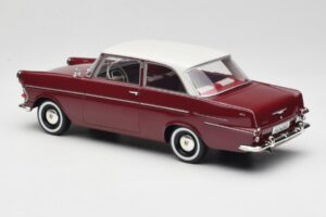 Opel Rekord P2 Vermelho Escuro & Branco BoS Models 1:18 BOS415 Resina - imagem 5 de 6