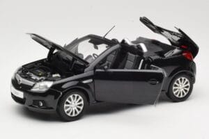 Opel Tigra TwinTop B Preto Norev 1:18 183600 Metal - imagem 2 de 8