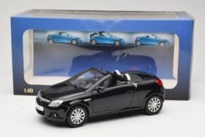 Opel Tigra TwinTop B Preto Norev 1:18 183600 Metal - imagem 8 de 8