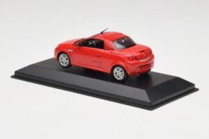 Opel Tigra TwinTop Magma Vermelho Minichamps 1:43 B24910027T Metal - imagem 3 de 4