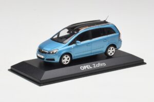 Opel Zafira A Star Azul Minichamps 1:43 B24910027Z Metal - imagem 2 de 4
