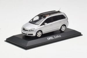 Opel Zafira B Prata Minichamps 1:43 1799109 Metal - imagem 2 de 4