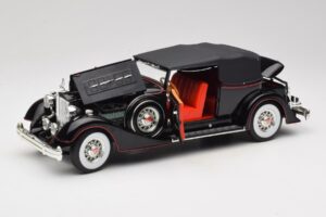 Packard Cabriolet Preto Anson 1:18 30397 Metal - imagem 2 de 8