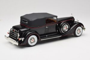 Packard Cabriolet Preto Anson 1:18 30397 Metal - imagem 3 de 8
