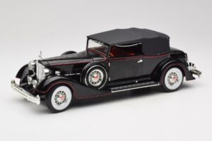 Packard Cabriolet Preto Anson 1:18 30397 Metal