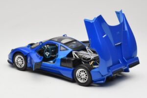Pagani Zonda C12 Azul Solido 1:18 8172 Metal - imagem 5 de 8